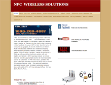 Tablet Screenshot of npcwireless.com